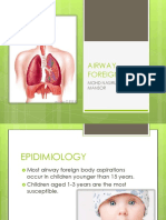 Airway Foreign Body: Mohd Nasiruddin Mansor