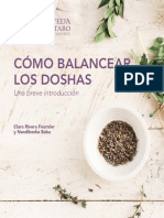 Cómo Balancear Los Doshas Autor Clara Rivera Fournier y Nandikesha Baba