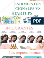 Emprendimientos Tradicionales Vs Startups