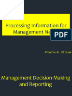 Module 5 Processing Information For Management Needs