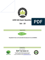 LEED GA Exam Questions Set 10