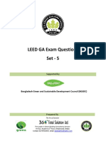 LEED GA Exam Questions Set 5