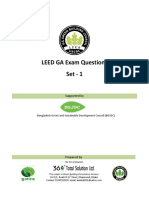 LEED GA Exam Questions Set 1