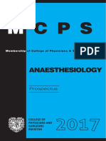 MCPS Anaesthesia 2017