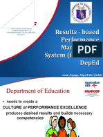 Results - Based Performance Management System (RPMS) For Deped