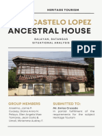 Group 1 HT423ITTM Situational Analysis Sixto Castelo Lopez Ancestral House