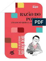 Razão Do Poema - José Guilherme Merquior