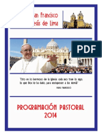 Programación Pastoral 2014