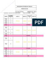 Horario de Clase Compañia Juan Maria Marcelino Gilibert