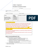 MKT10007 Team Plan Outline - Assignment 3 S1,21-3