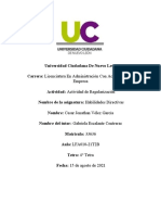 Habilidades Directivas Actividad de Regularización