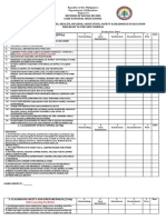 Basic Classroom Facilities Structuring School Safety Preparedness Evaluation Checklist