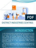 District Industries Centres