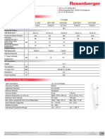 HB Dual Triple Beam / 2 M: Electrical Data