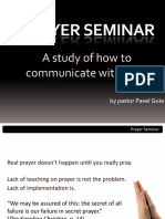 PG Prayer Seminar