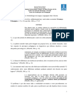 Sintese FRADE, Isabel Cristina Da Silva. Alfabetização Hoje Onde Estão Os Métodos Presença Pedagógica