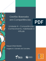 Unidade 3 - Competência - Conhecimento, Habilidades e Atitudes - V.final