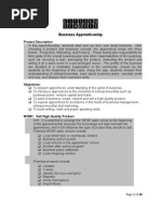 Business Apprenticeship: Project Description