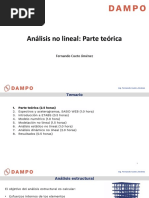 Análisis No Lineal - Teórico