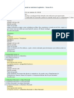 Gabarito Da Prova - Cerimonial No Ambiente Legislativo