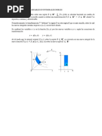 Teoría Cambio de Variables en Integrales Dobles