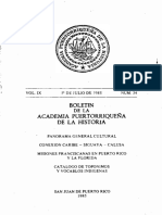 Boletín Academ Ia Puertorriqueña de La Historia