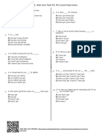 Have Got, Has Got Test A1 A2 Level Exercises