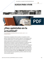 ¿Hay Apóstoles en La Actualidad - BLOG TEOLOGIA PARA VIVIR