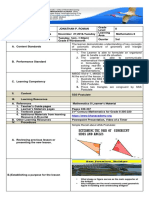 Detailed Lesson Plan in SSS Postulate