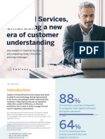 Financial Services, Embracing A New Era of Customer Understanding