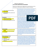 Assignment 3 - Evidence of Core Competencies