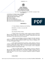 (TRF 4) Lava Jato - Sentença - Absolvição Cláudia Cruz - Lavagem de Dinheiro