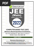 (Main) : Computer Based Test (CBT)