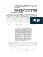 Carta en Respuesta A Los Calendarios Actualizados