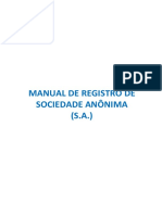 Manual de Registro de Sociedade Anônima (S.A.)