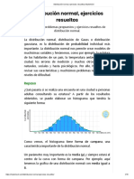 Distribución Normal, Ejercicios Resueltos - Matemóvil