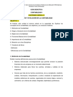 Guía Didáctica Módulo I Origen y Evolución de La Contabilidad