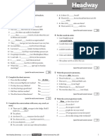 Headway Exit Test 2 1 Write The Correct