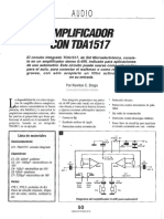 Amplificador Con TDA1517 (Audio) - SE084