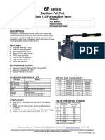 Series Cast Iron Full Port Class 125 Flanged Ball Valve: Description