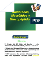 Clase de Quinolonas Macro Lidos y Glucopeptidos