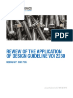 Review of The Application of Design Guideline Vdi 2230: Using Sr1 For Pcs