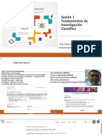 Sesión 1 Fundamentos de Investigación Científica