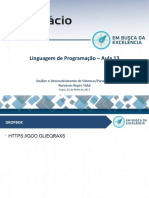 Programac3a7c3a3o 1 Aula 13