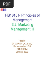 POM 3.2 Marketing Management II