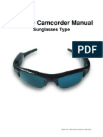 User Manual of 720P HD Sunglasses Video Recorder