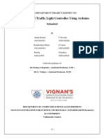 Density Based Traffic Light Controller Using Arduino: Inter Department Project Report On