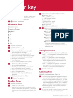 Gold B1 Preliminary NE CB Standalone Answer Key