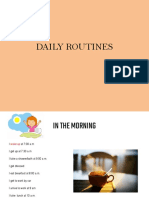 Daily Routines Tuesday