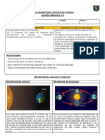 Guía #1 Ciencias Cuarto Básico